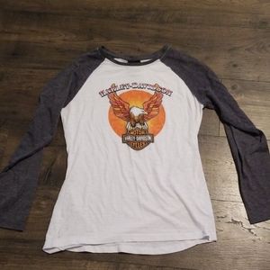 Vintage Inspired womens Harley-Davidson tshirt Med